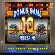 presidential betting odda