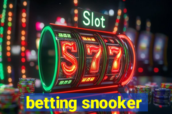 betting snooker