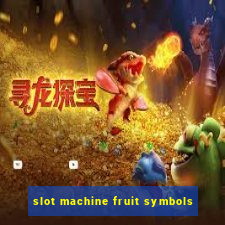 slot machine fruit symbols