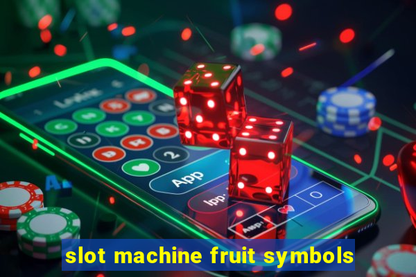 slot machine fruit symbols