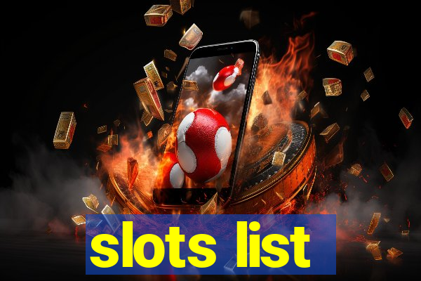 slots list