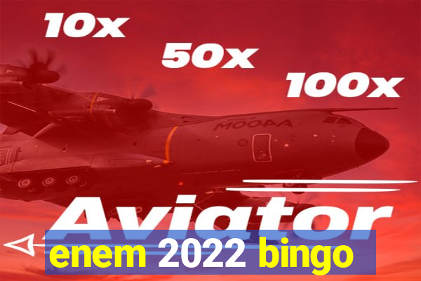 enem 2022 bingo