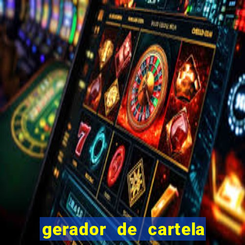 gerador de cartela de bingo