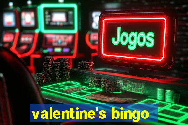 valentine's bingo