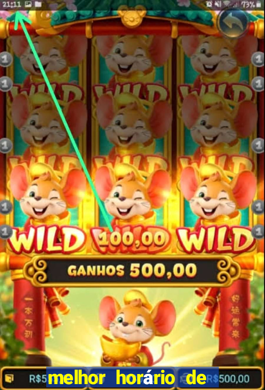 melhor horário de jogar fortune tiger