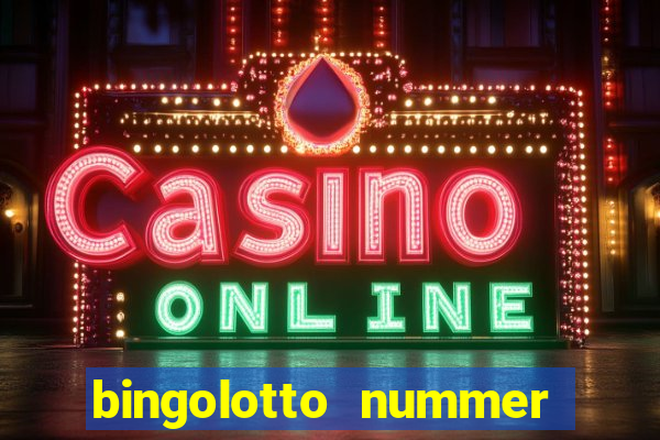 bingolotto nummer ettans bingo