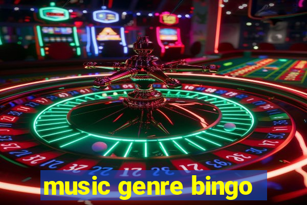 music genre bingo