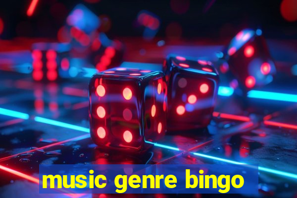 music genre bingo