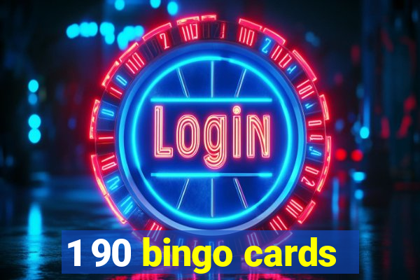 1 90 bingo cards