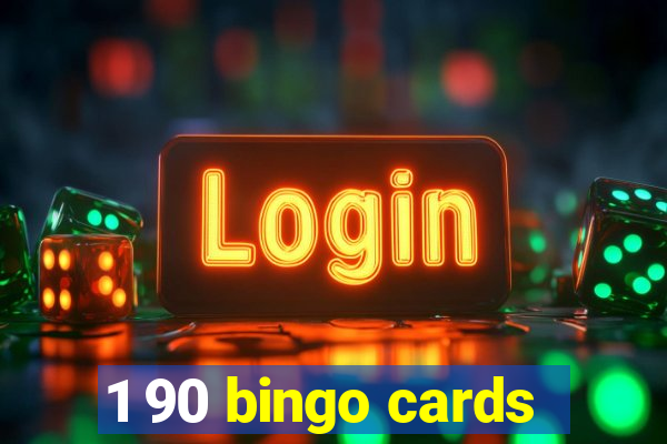 1 90 bingo cards