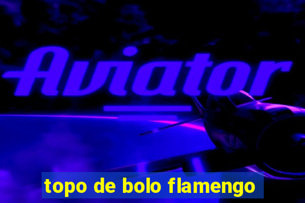 topo de bolo flamengo