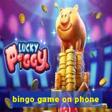 bingo game on phone