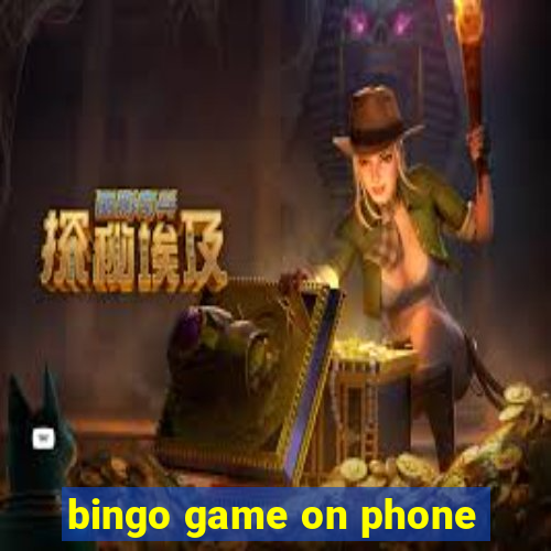 bingo game on phone