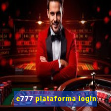 c777 plataforma login