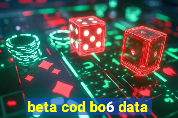 beta cod bo6 data