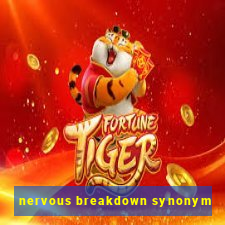 nervous breakdown synonym