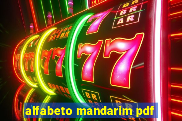 alfabeto mandarim pdf