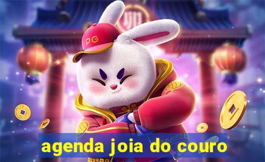 agenda joia do couro