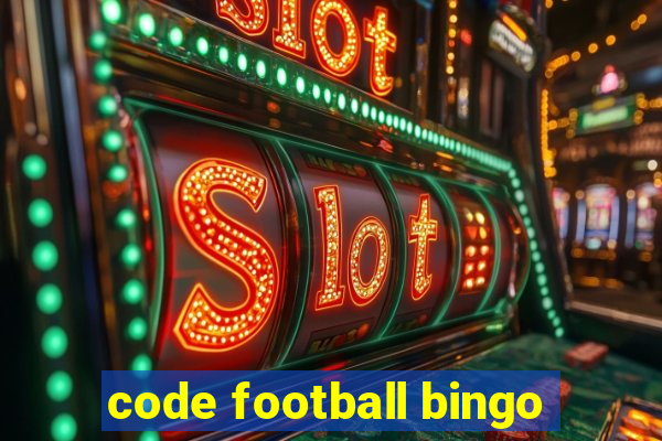 code football bingo