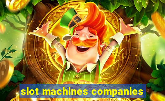 slot machines companies