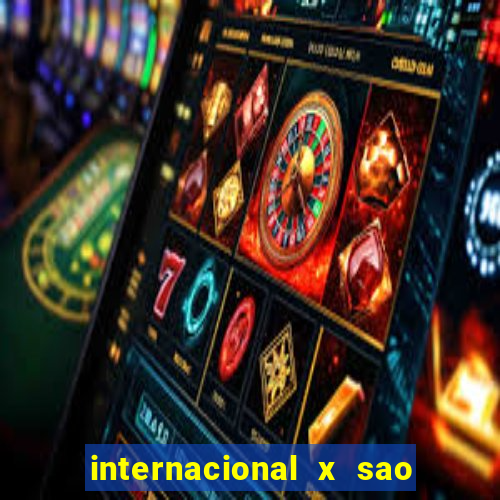 internacional x sao paulo palpites