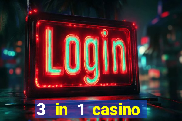 3 in 1 casino game set