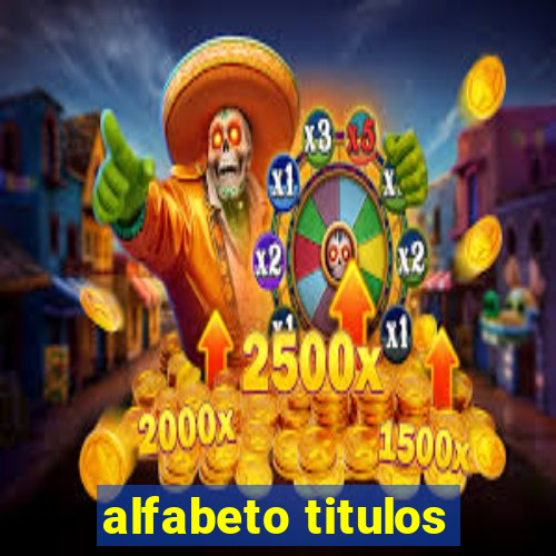 alfabeto titulos