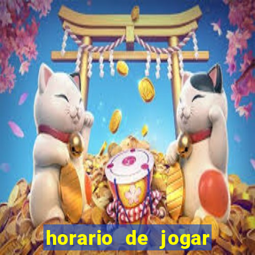 horario de jogar fortune rabbit