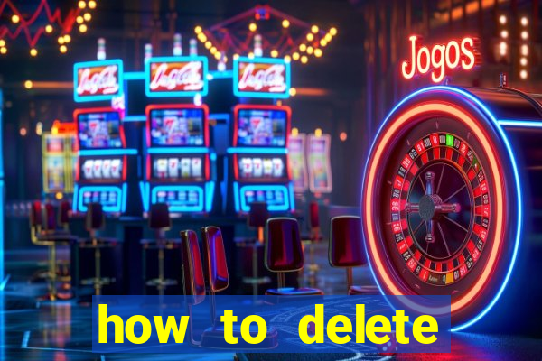 how to delete account in bingo plus