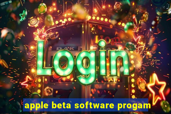 apple beta software progam