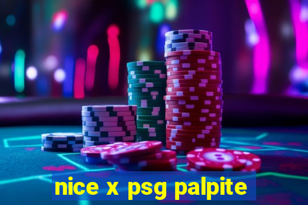 nice x psg palpite