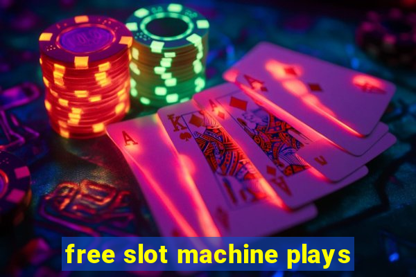 free slot machine plays