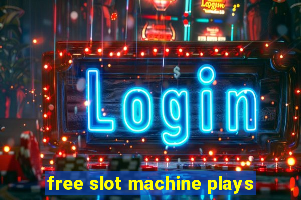 free slot machine plays