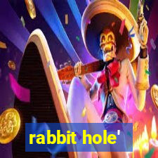 rabbit hole'