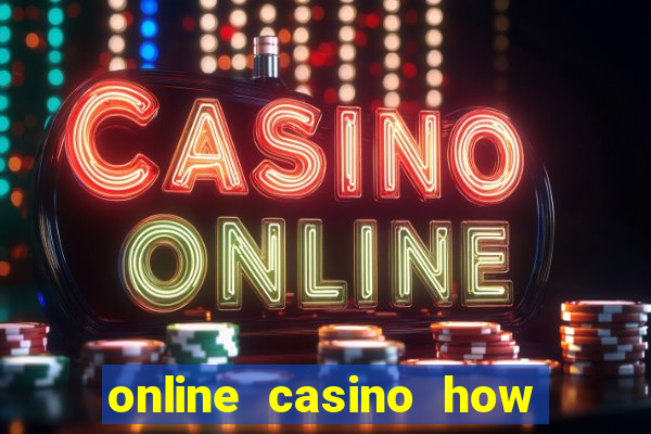 online casino how to win