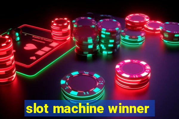 slot machine winner