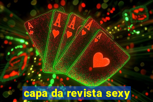 capa da revista sexy