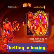 betting in boxing