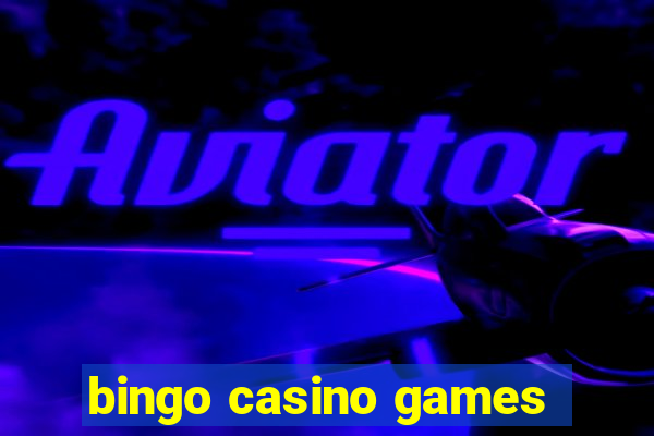 bingo casino games