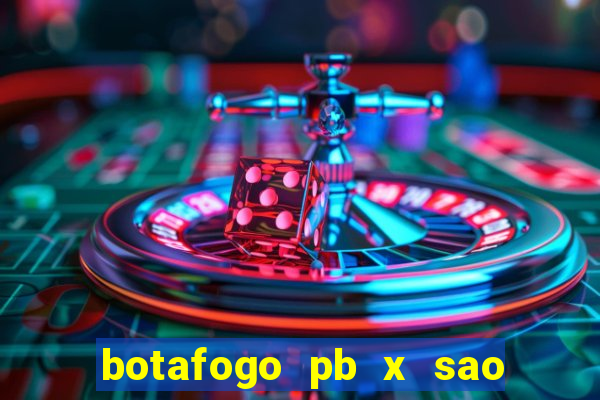 botafogo pb x sao jose palpite