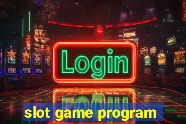 slot game program