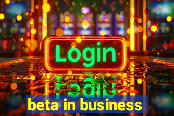 beta in business