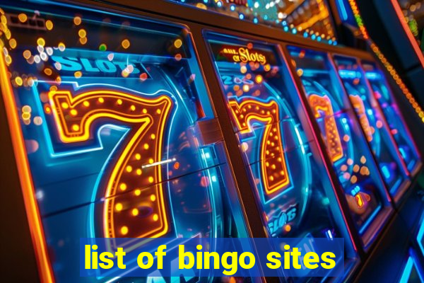 list of bingo sites