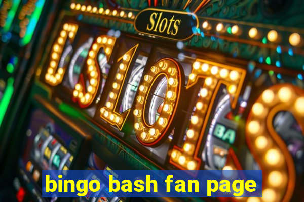 bingo bash fan page