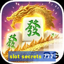 slot secrets 777