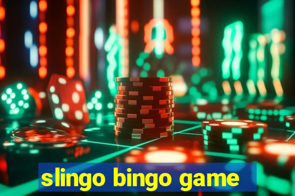 slingo bingo game