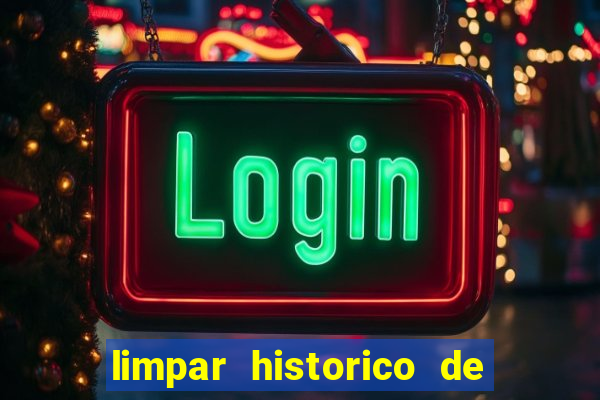 limpar historico de apostas bet365