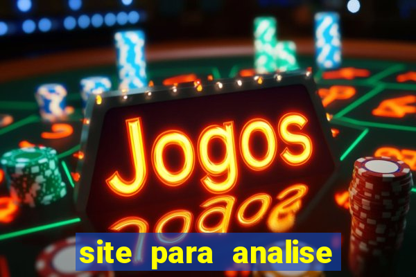 site para analise de jogos de futebol