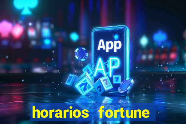 horarios fortune tiger hoje