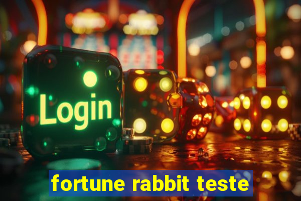 fortune rabbit teste